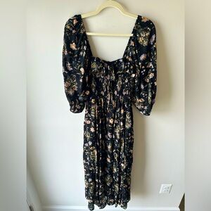 Free People Floral Midi Dress